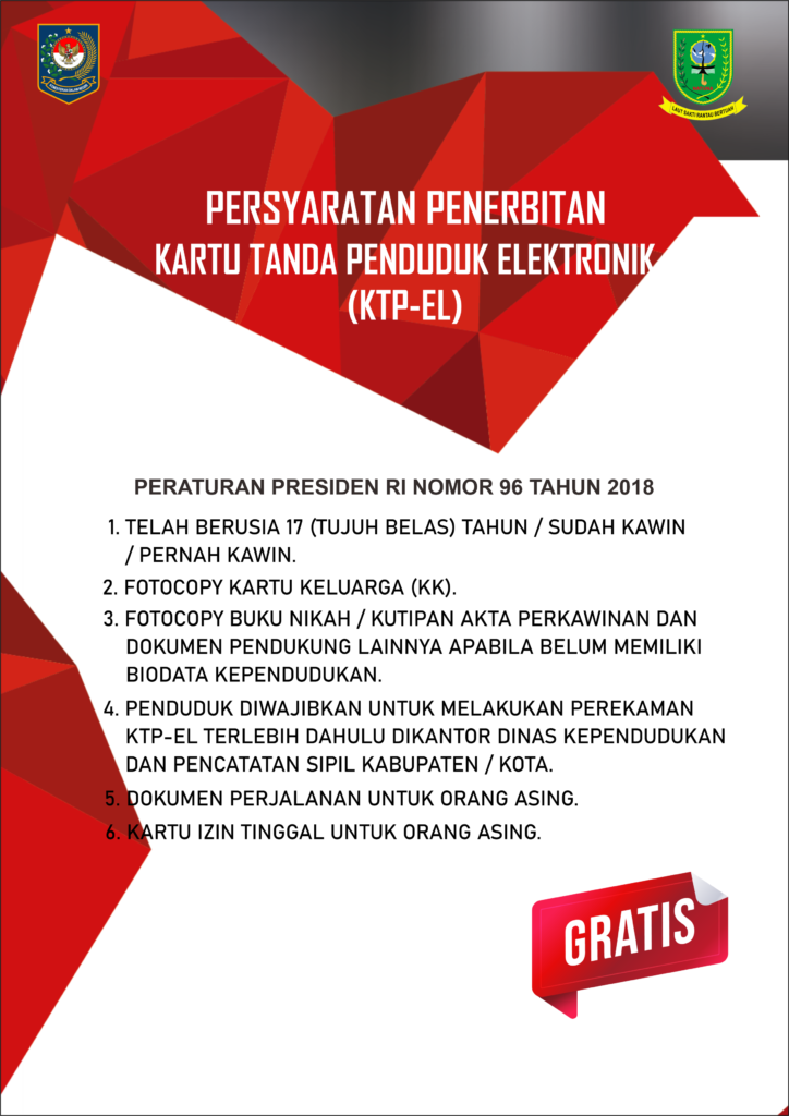 Penerbitan Kartu Tanda Penduduk Elektronik (KTP-EL) – DISDUKCAPIL ...