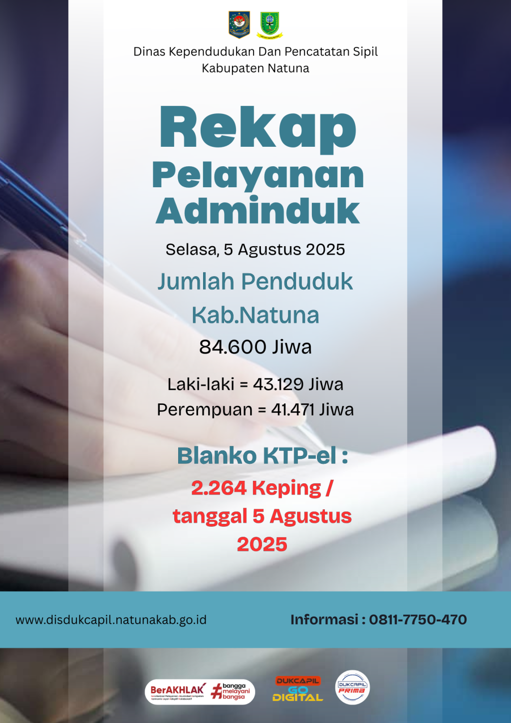 Blue and White Modern Cleaning Service Flyer