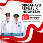 Merah dan Putih Modern Jalan Sehat 17 Agustus Instagram Post