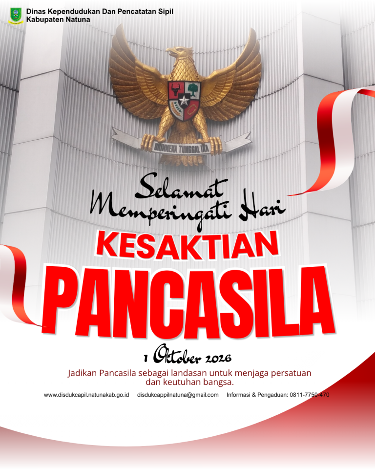 Merah dan Putih Modern Hari Kesaktian Pancasila Instagram Post